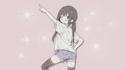 二次元萌妹动态壁纸