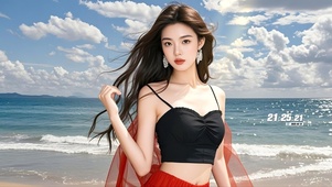 海边美人