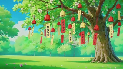 林中许愿树
