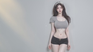 小清新可爱美女