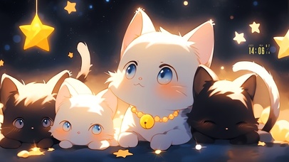 可爱又治愈 喵~