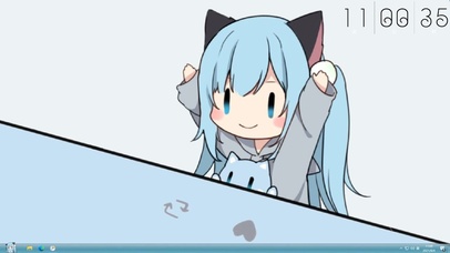 猫羽雫音频互动拍桌主题