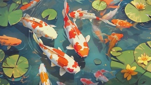 AI动画锦鲤
