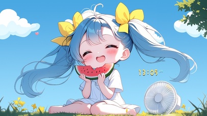 清凉夏日 开心初音