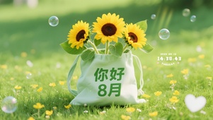 八月你好