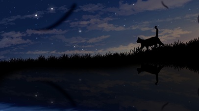 夜空下的猫 动物动态壁纸 动态壁纸下载 元气壁纸