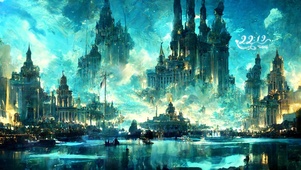 4k 唯美梦幻秘境城堡