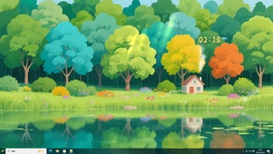  湖边的小屋