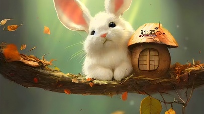 唯美治愈松鼠小兔