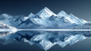 巍峨雪山
