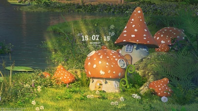 唯美治愈蘑菇小屋