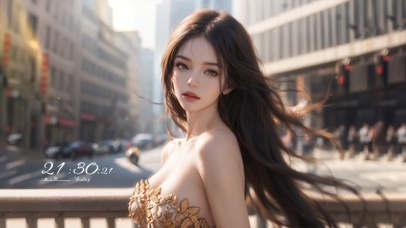 纯欲系长发可爱少女