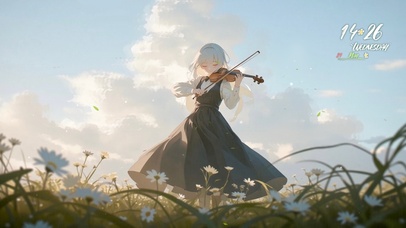 唯美小提琴女孩