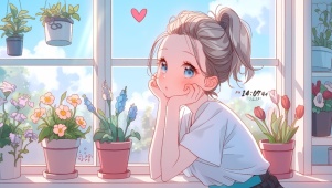 小清新可爱女孩