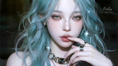  4K 禁欲系清冷感女美女
