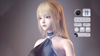 唯美清纯金发女孩