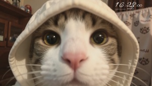 猫猫大头壁纸，专治周报焦虑症