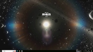太空土星主题