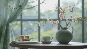 清新插花