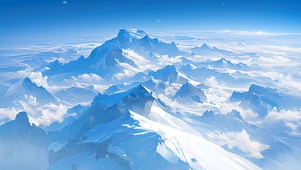 雪峰群山