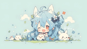 可爱小女孩