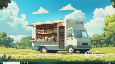 旅行车桌面主题