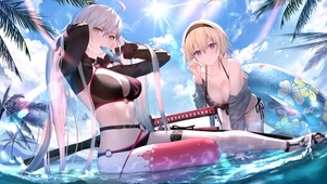 海边美女