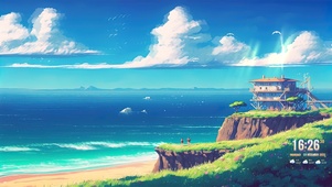 广阔的大海