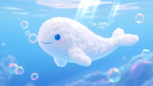 可爱小海豚
