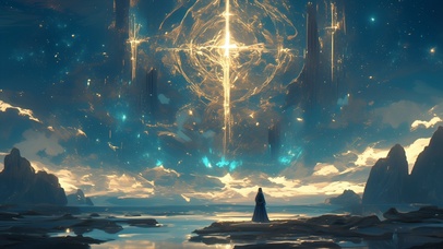 4K 魔法天空 魔法阵