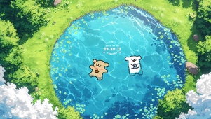 4K线条狗的清凉夏日