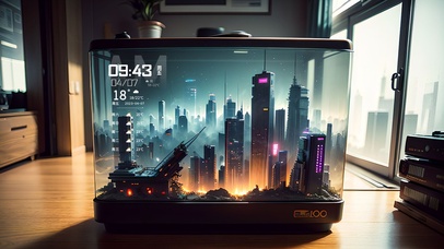 4k 桌面赛博朋克都市