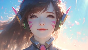 甜美可爱女孩