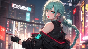 赛博朋克可爱少女