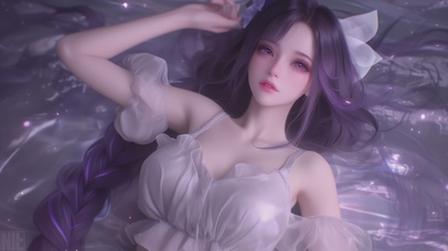 水上甜美萌系女孩