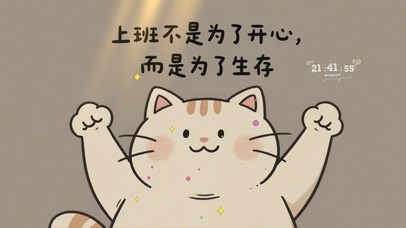 上班为了生存