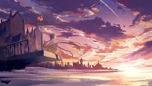 空中城堡的美少女（夕阳版）