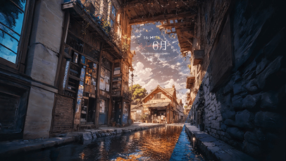 幼时小镇-随时间变化