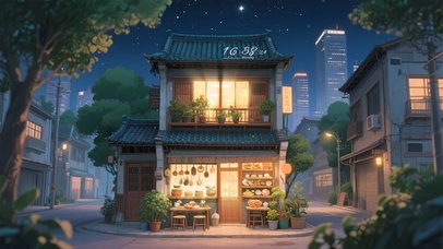 街边深夜小店