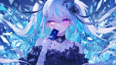 唯美异瞳水晶少女