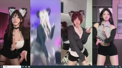 性感黑丝大长腿美女魅魔 热舞集