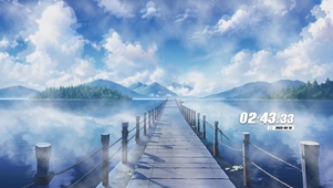 桥上风景