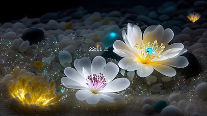 4k治愈唯美花朵