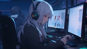 忧伤的她	