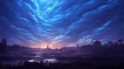 4k 唯美梦幻天空云海