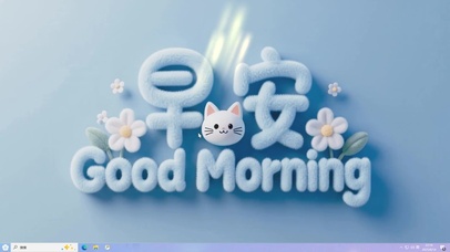 可爱的早安-桌面主题