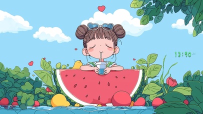 可爱西瓜妹妹