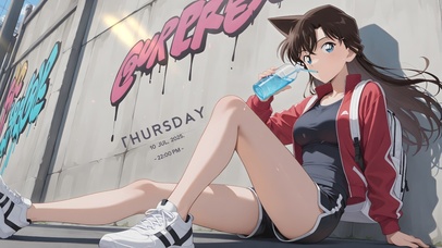 清纯运动风小兰