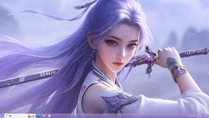 古风剑客女神主题