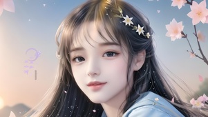 可爱清纯的国风女神